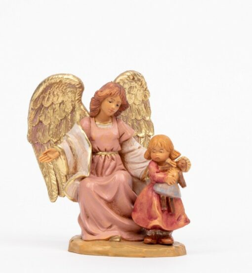 394 - 10CM GUARDIAN ANGEL W/GIRL