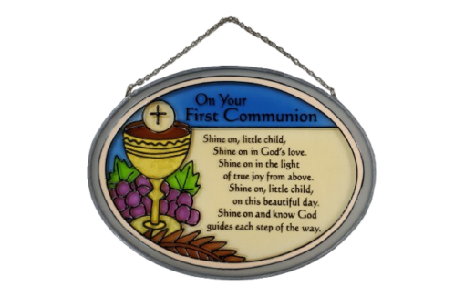 ON YOUR FIRST COMMUNION STAINED GLASS