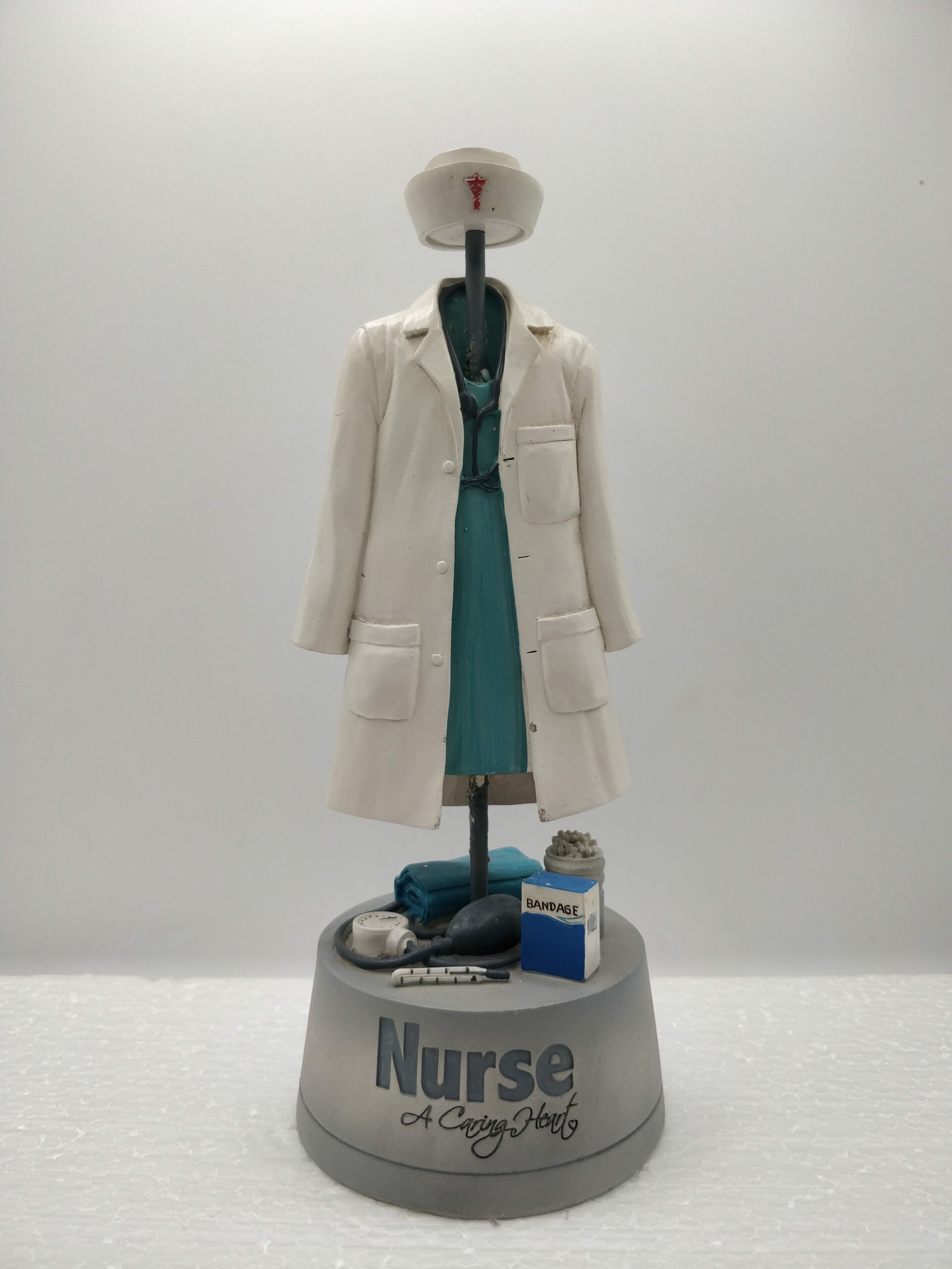 NURSE A CARING HEART FIGURINE RESIN