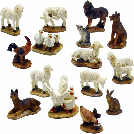 204012 GRUPPO ANIMALI 12 PEZZI