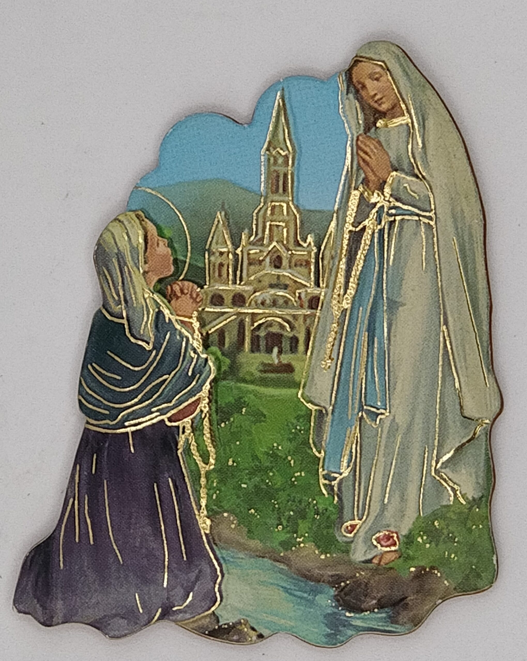 15M31 BERNARDET WITH OUR LADY OF LOURDES