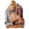 P381 NATIVITY PLAQUE