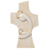 2876G52 TABLETOP STONE CROSS JESUS