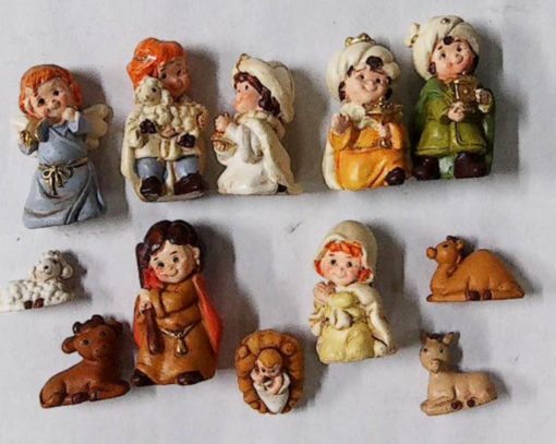 203501 NATIVITY 13PCS 4CM