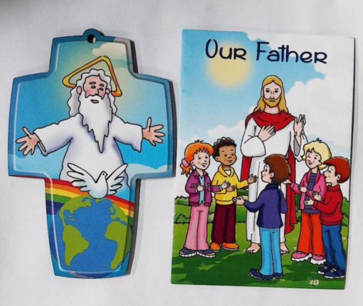 7135PNIN BOOKLET OUR FATHER W CROSS