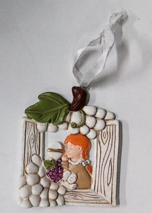 1443COFE HOLY COMM FRAME GIRL 6X8CM