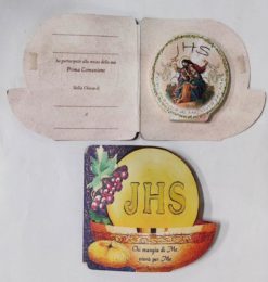 1366 HOLY COMM CARD W FRAME