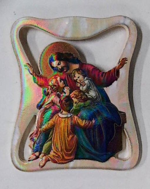 1372 JESUS WITH CHILD FRAME PERLAT 78×60