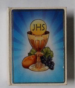 1398K25 HOLY COMMUNION LEATHER BOX