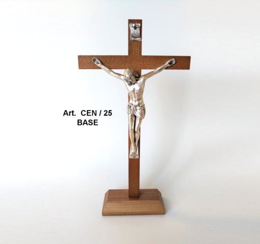 CEN25BASE CROCE NOCE 14X27CM +BASE