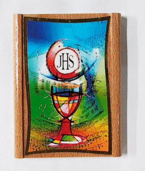 M16CM14 HOLY COMMUNION WOOD FRAME W STAN
