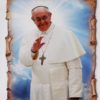 153002PFC WOOD PLAQUE POPE FRANCIS
