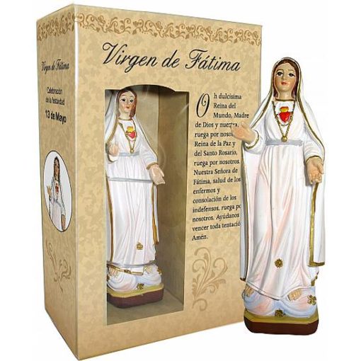 120412FAI STATUE MADONNA DI FATIMA 12CM