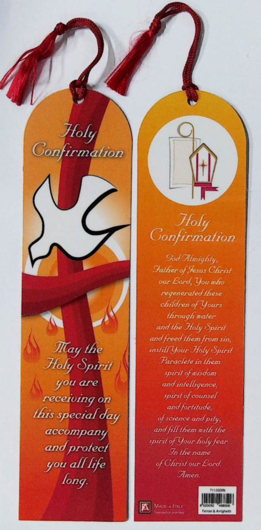 7113SDIN - CONFIRMATION BOOKMARK