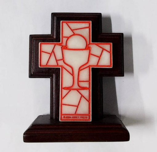 FIRST COMMUNION CROSS WITH BASE