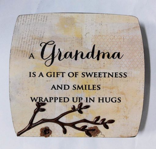 A GRANDMA IS A GIFT TABLETOP PLAQUE