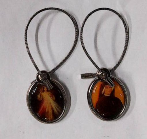 KEYCHAIN METAL DOUBLE IMAGE