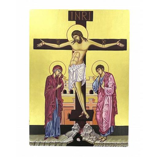 040403CMG ICONA CROCEFISIONE 19X26CM