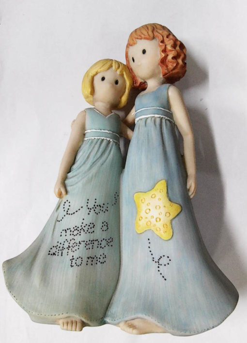 MAKE A DIFFERENCE TO ME RESIN STATUE