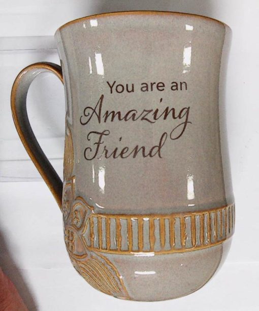 57676 - AMAZING FRIEND POTTERY MUG