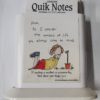 QUIK NOTES: MOM, AS I CONSIDER....