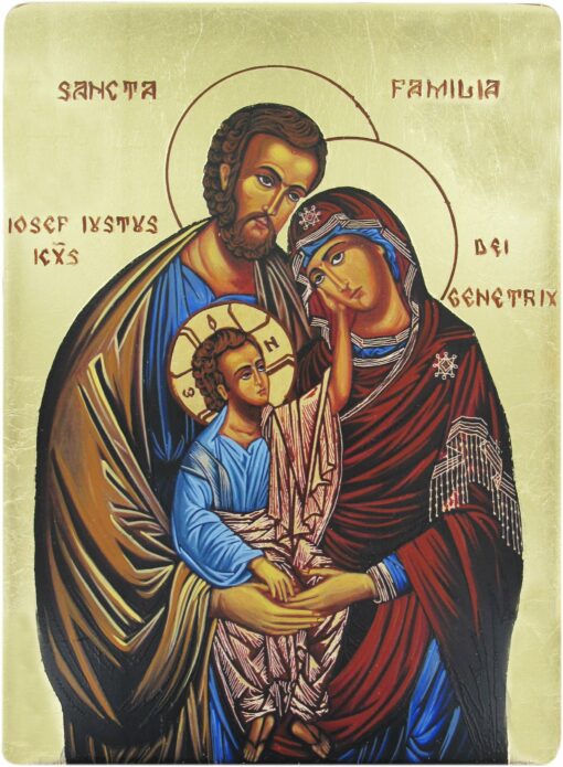 040405SF - ICONA SACRA FAMILIA DIPINTA