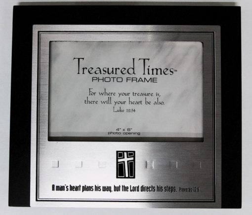 TREASURED TIMES PROVERBS16:9 PHOTO FRAME