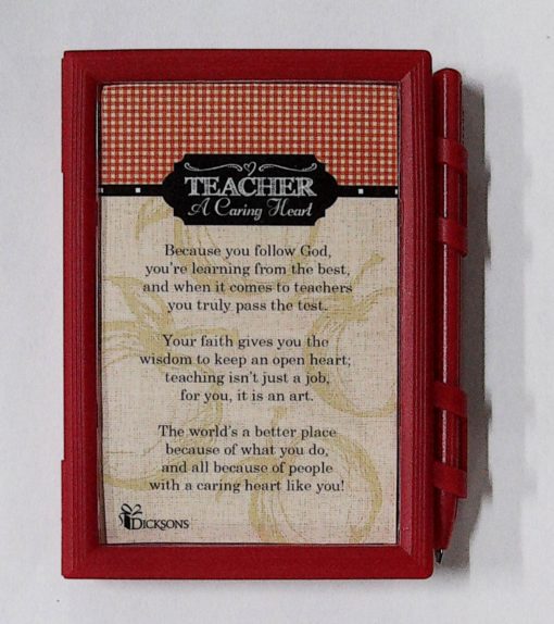TEACHER A CARING HEART MEMO PAD