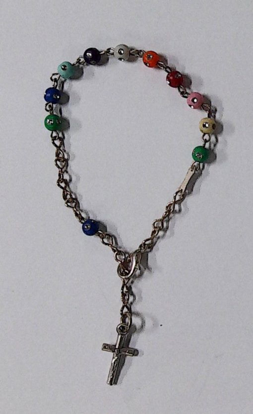 B88M5 BRACCIALE MULTI COLOUR WITH STRASS