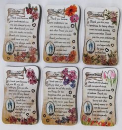 WOOD MAGNET WITH MEDAL MIRACOLOSA