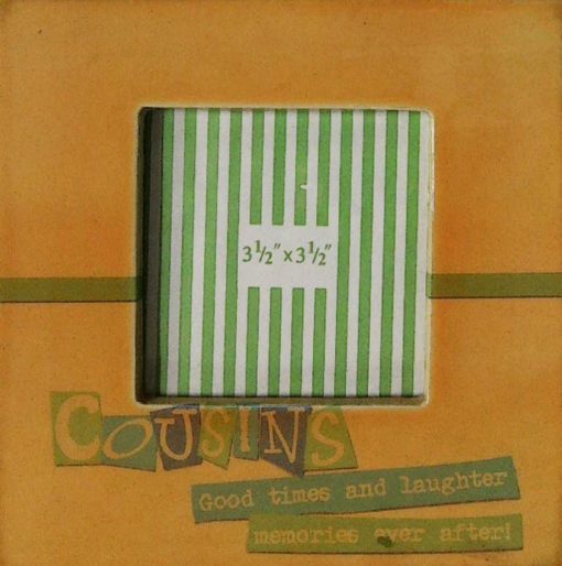 COUSINS GOOD TIMES..CERAMIC PHOTO FRAME