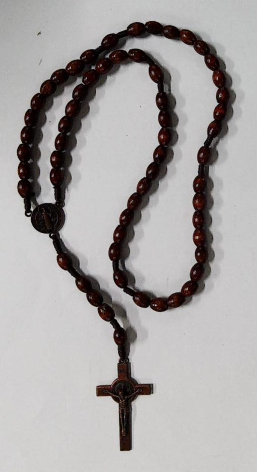 COD1279A2 - ST. BENEDICT BROWN ROSARY