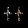 EF3583 SILVER/GOLD CROSS PENDANT