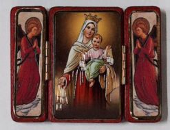 T1CL - WOODEN TRIPTICO:  MAD TAL-KARMNU