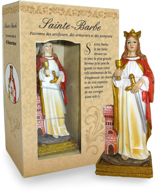 120412BAI STATUE ST. BARBARA 12CM