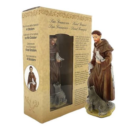 120412FR/FRI STATUE ST. FRANCIS 12CM