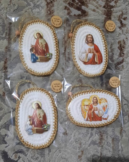 HOLY COMUNION CROCHET SOUVENIRS