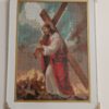 JESUS WITH CROSS LEWLU FRAME 39X29CM