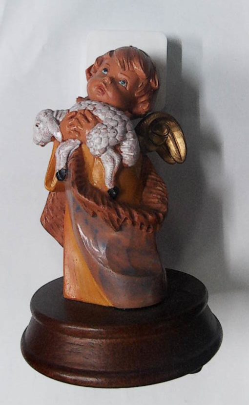 ANGEL WITH A SHEEP MUSICAL 12CM