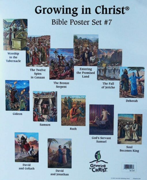 GROWING IN CHRIST N.7 BIBLE POSTERS