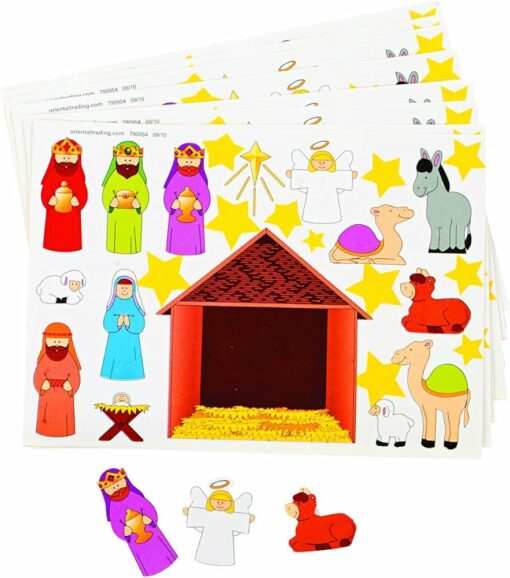 NATIVITY SCENE STICKERS