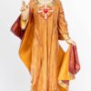 STT2155SSACRED HAERT STATUE WOODT 110CM