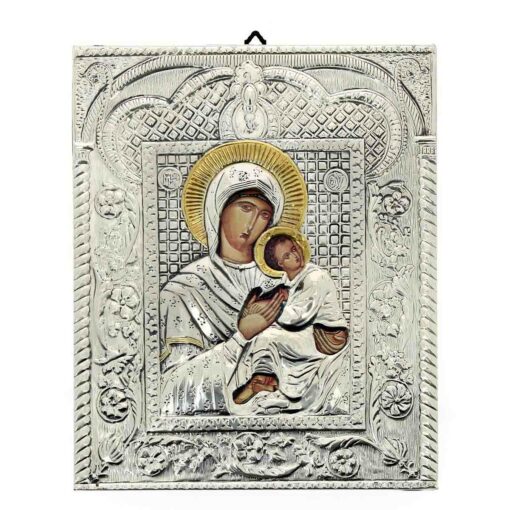 055801MB MADONNA CON BAMBINO PLAQUE 18X1