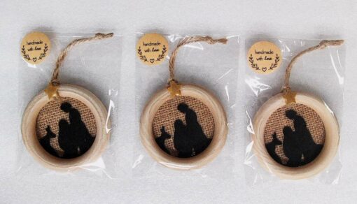 WOODEN CIRCLES & NATIVITY