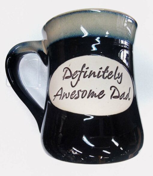 DEFINITELY AWESOME DAD. MUG