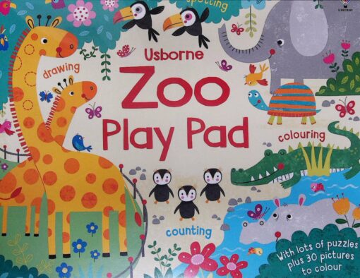 ZOO PLAY PAD:  WITH LOTS OF PUZZLES