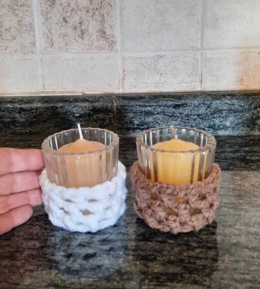 CANDLES IN SMALL JAR