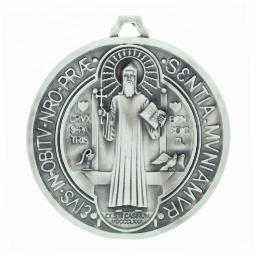 T51SBA -ST. BENEDICT MEDAL IN METAL-LARG