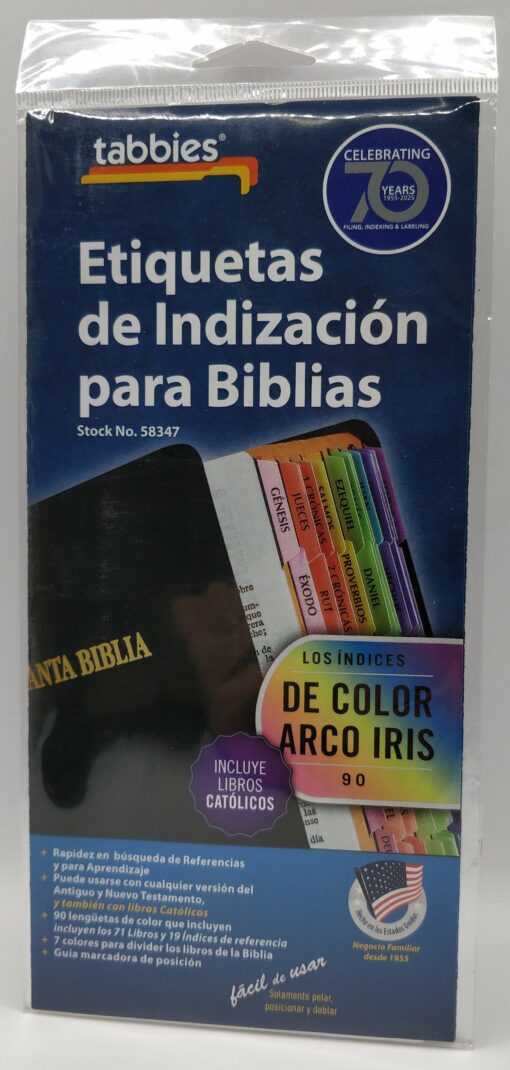 ETIQUETAS DE INDIZACION PARA BIBLIAS