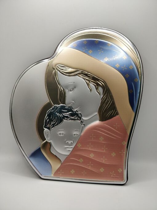 00308HBRBFWE MOTHER & CHILD SILV 25CM
